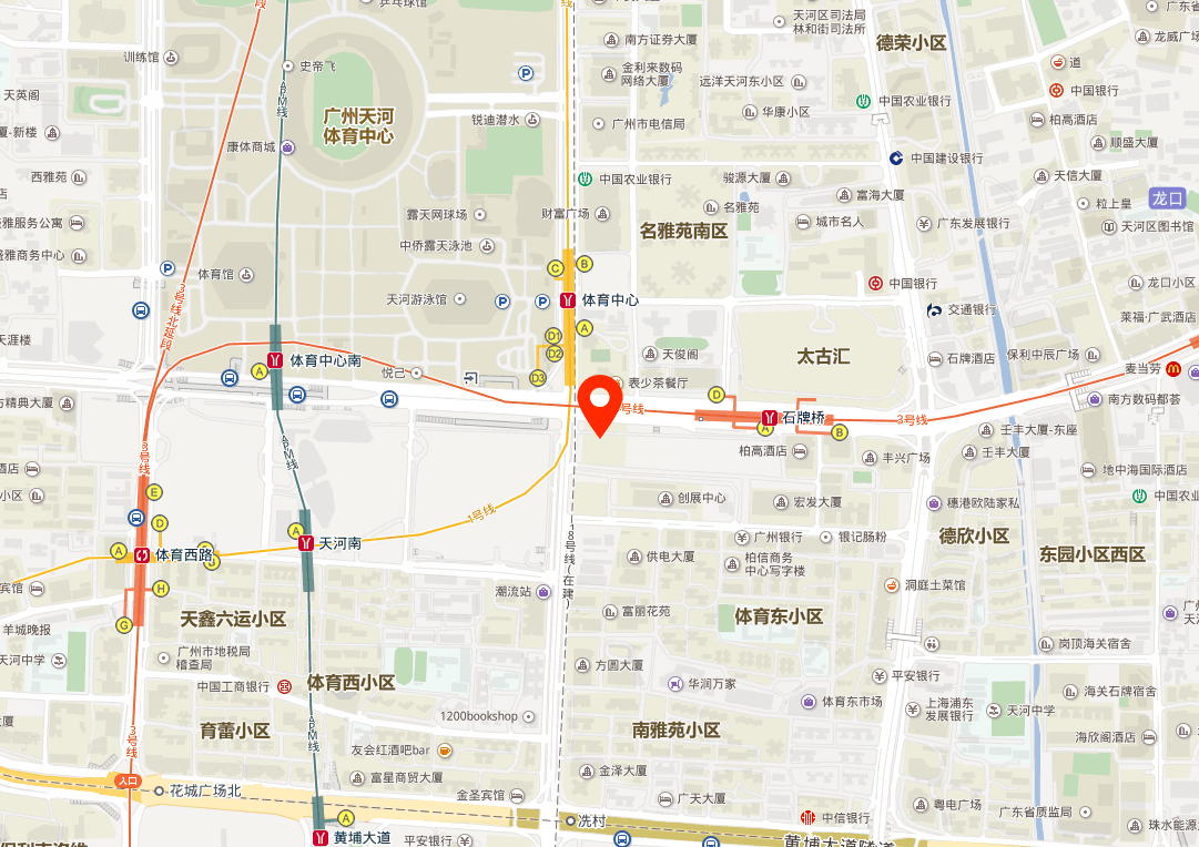 万菱国际中心（万菱汇）地图位置